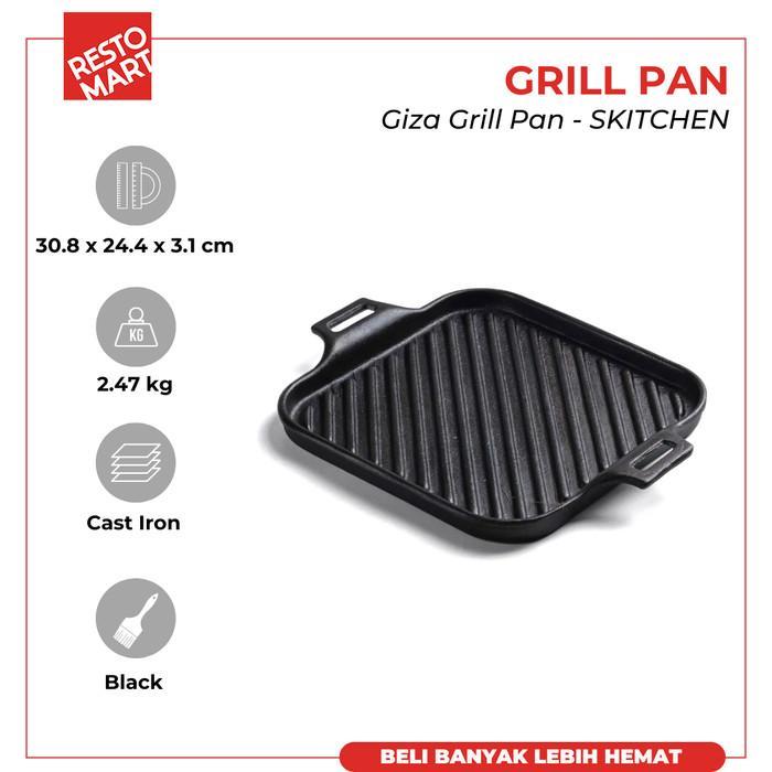 Giza Grill Pan SKITCHEN Cast Iron (2294042)