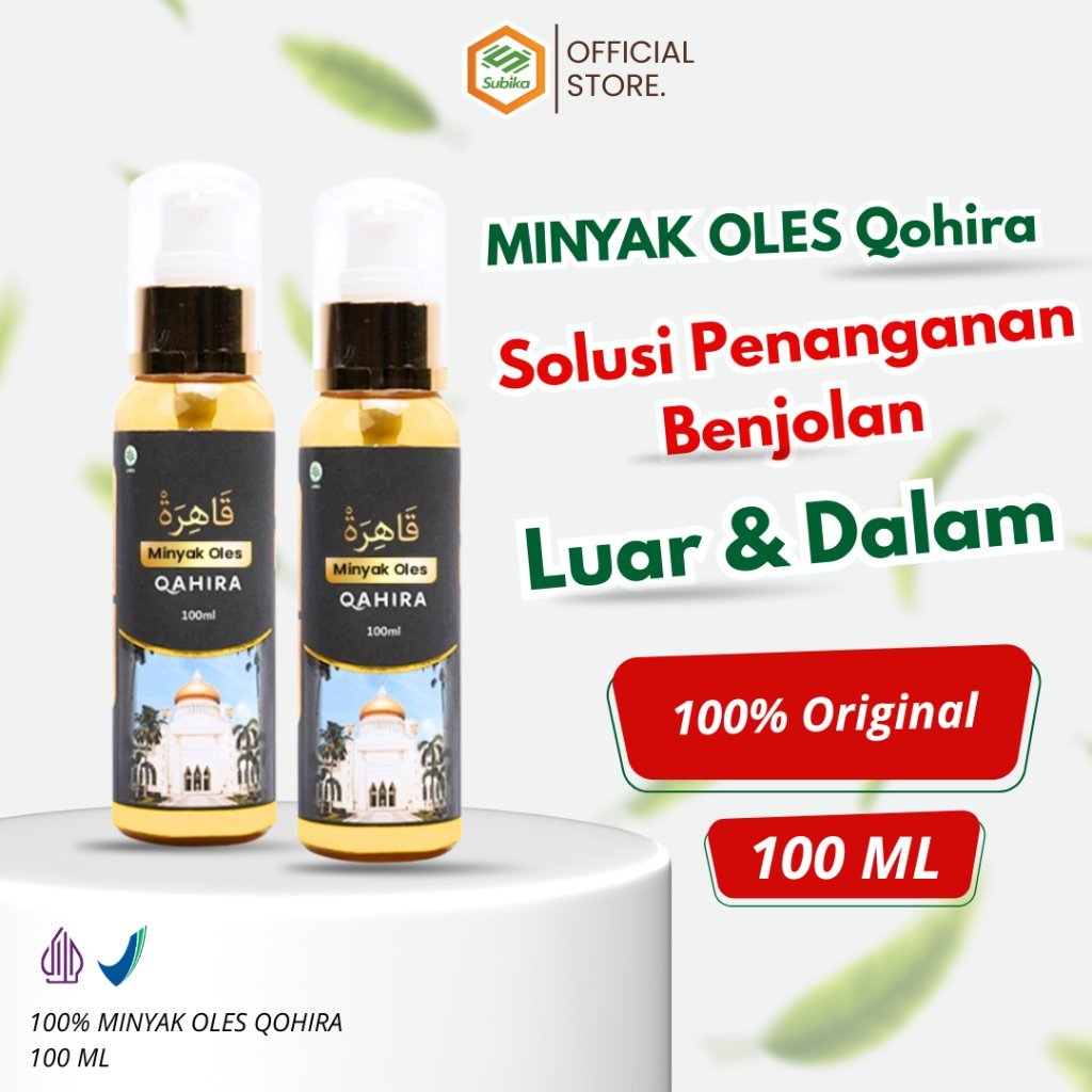 Minyak Oles Qohira | MINYAK QAHIRA 100ml Solusi Penanganan Benjol Luar & Dalam