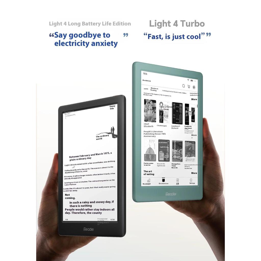 iReader Light 4 EBook Reader Ink Screen 1024*768 6 inches  Reader Eye Protection 1800mAh EBook Reade
