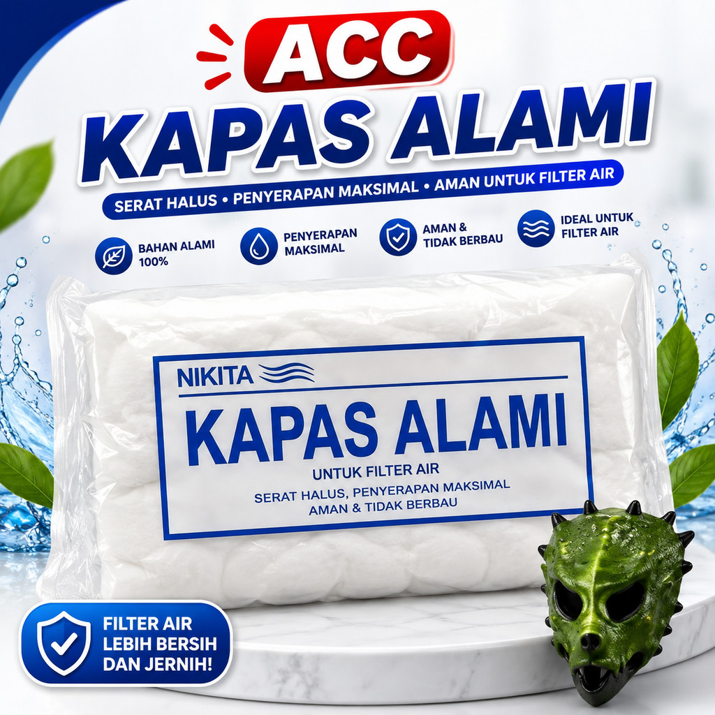 ACC Kapas Alami Zernii Kapas Filter Air Zernii Kapas Filter Zernii Filter air