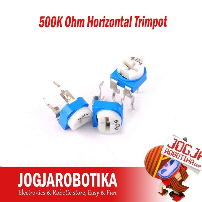 500K Ohm Horizontal Trimpot
