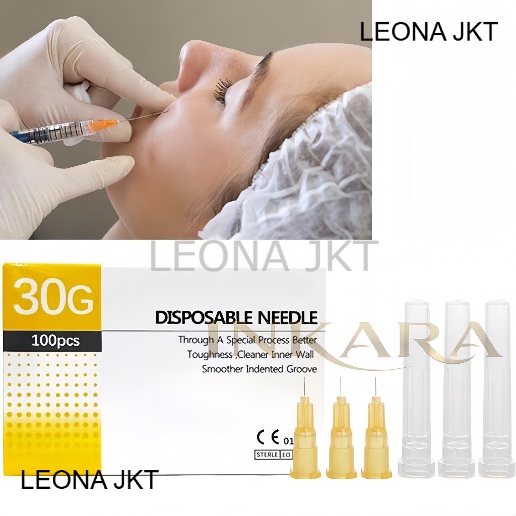 Jarum Meso Needle Steril Minim Sakit Skin Booster PRP Perawatan Wajah Dermatologi Jarum Halus Presis