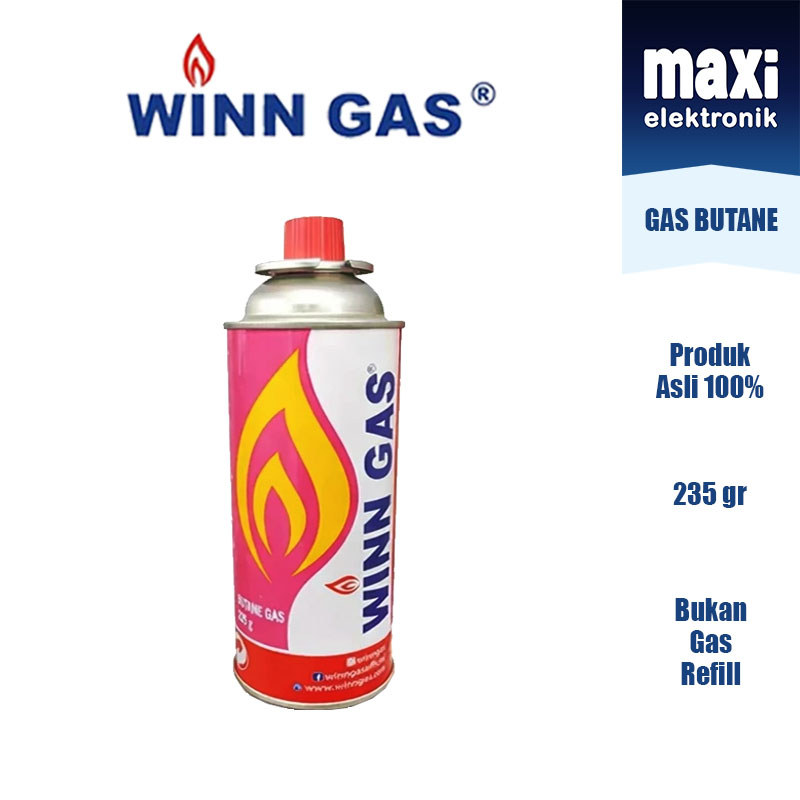 WINN GAS Tabung Gas Kecil Kaleng Butane TGKPINK