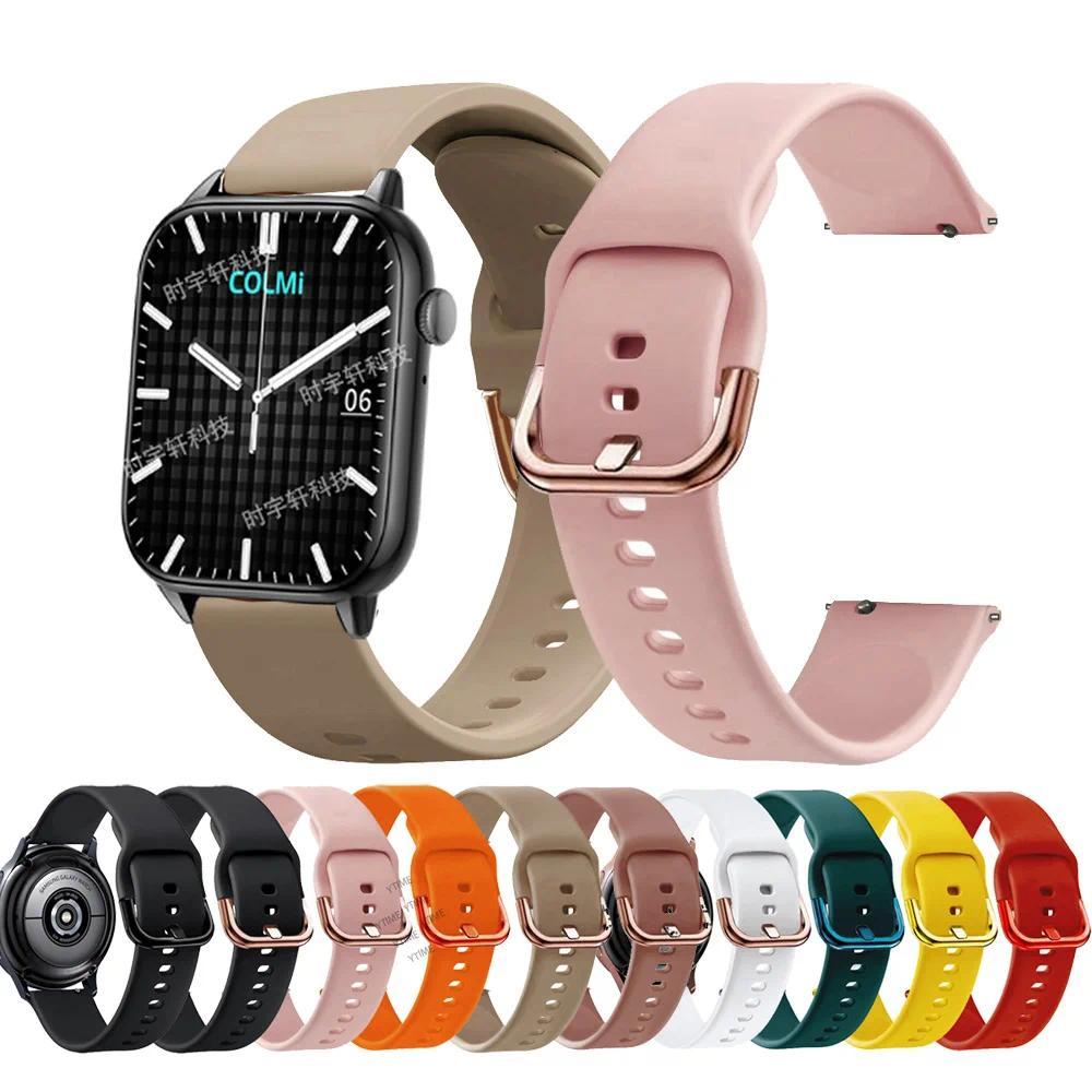 Silicone Wristband for Colmi P8 Plus/SE/GT/Pro/Max Smart Watch Band for Colmi C80 C60 C61 P9 P10 Spo