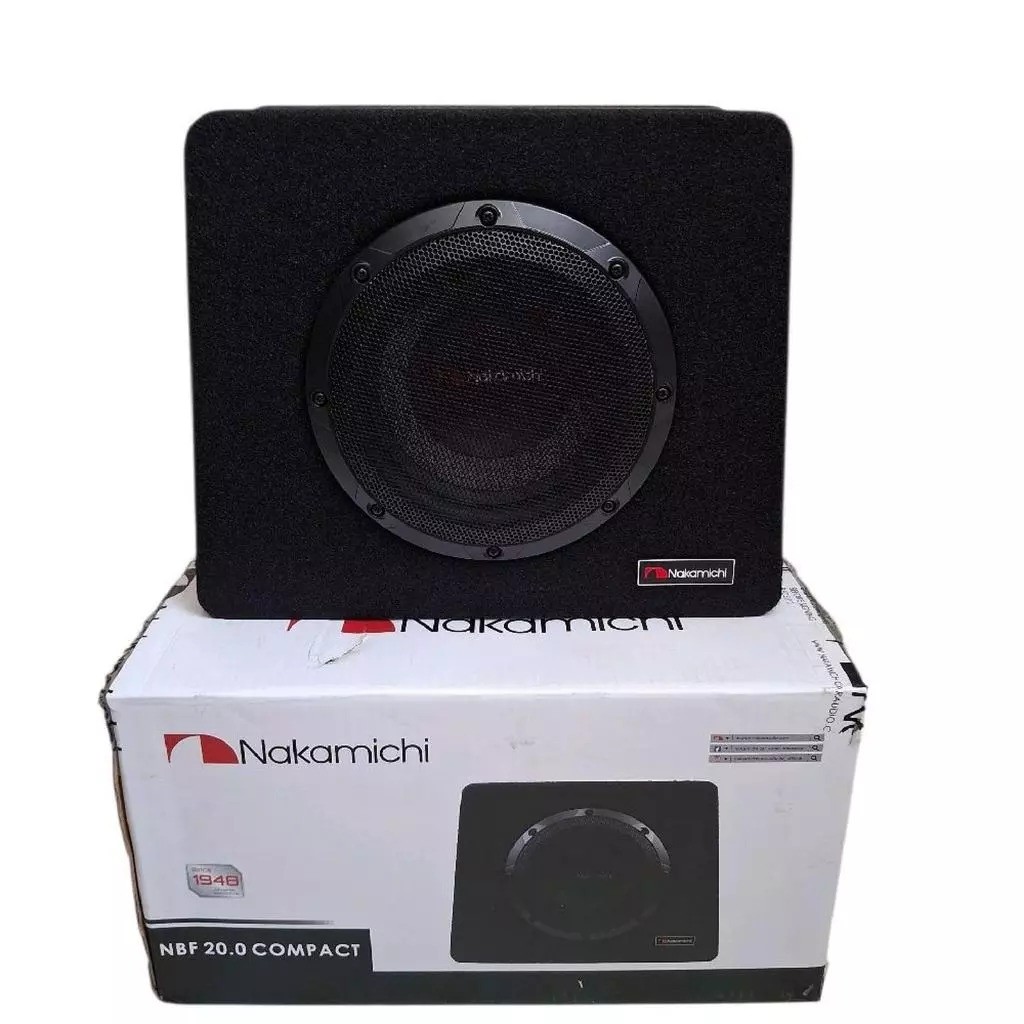 Basstube Subwoofer Aktif Box 8 Inch Nakamichi NBF 20.0 Compact / Basstube Mobil