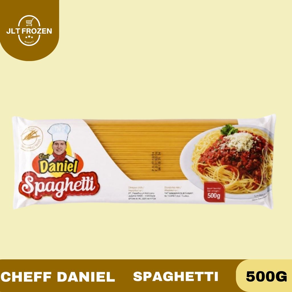 Chef Daniel Spaghetti 500G / Pasta Spaghetti / Pasta Instan / Spaghetti Berkualitas Tinggi
