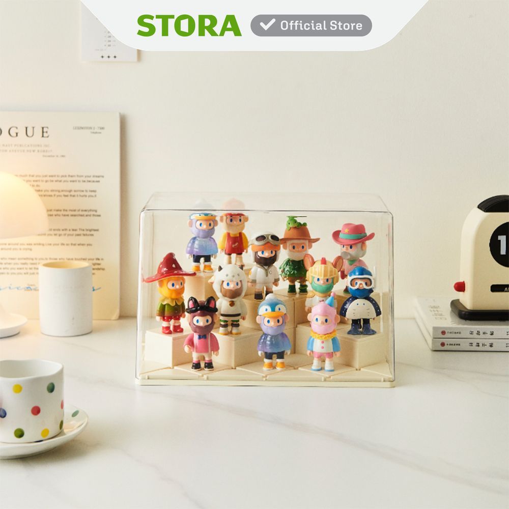 Stora Kotak Pajang Action Figure Adjustable Stage 30.8x18.8x21 cm Figur Miniatur Karakter Mainan Kol