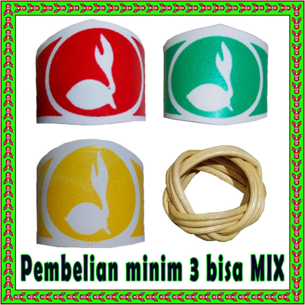 Ring / Kolong Hasduk Pramuka Bahan Kalep & Rotan Vernis, Seragam Abadi.