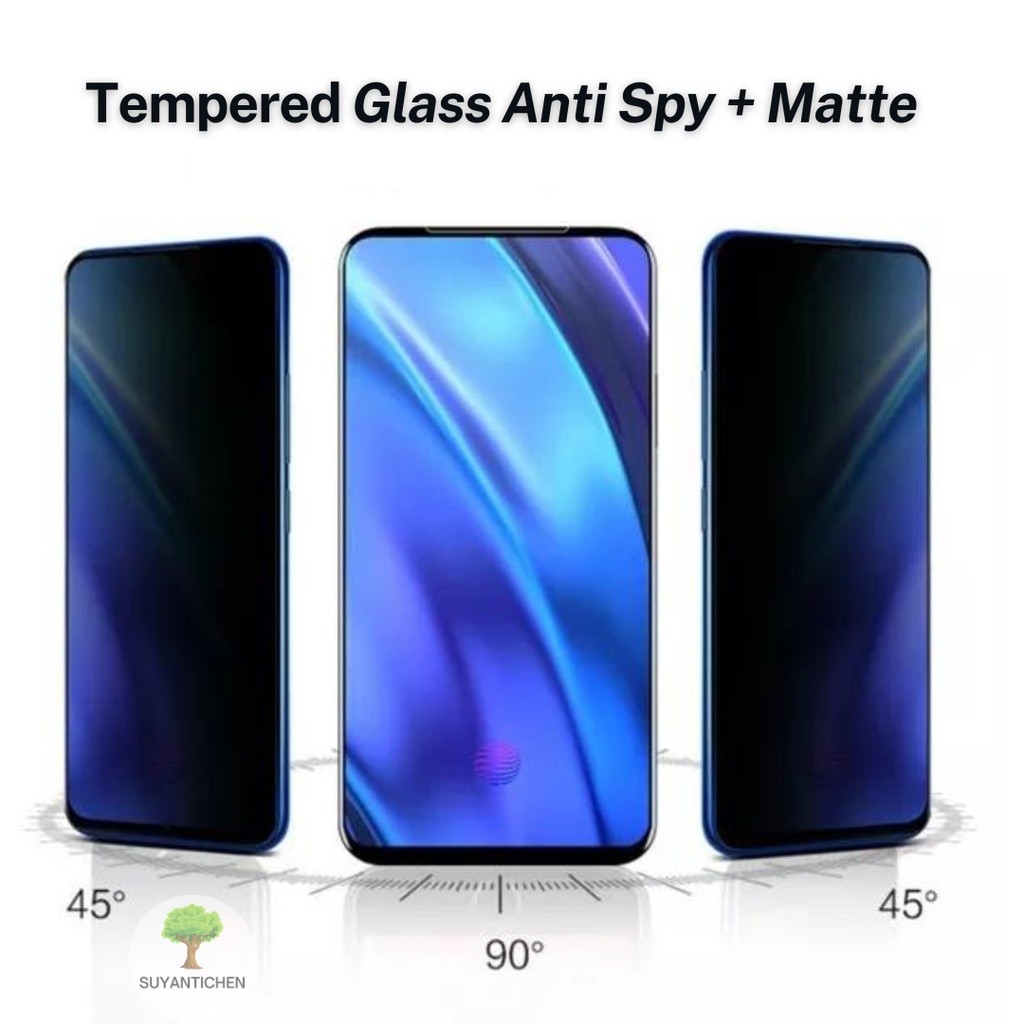 _% DISKON Tempered Glass Anti Spy Matte Samsung Galaxy A22 A32 A52 A52s A72 A23 A33 A53 A73 A14 A24 