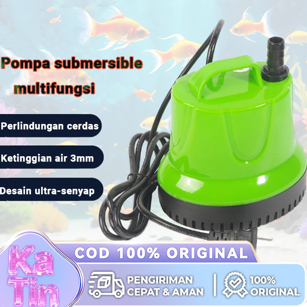 6000L/H Daya Hisap Tingg 25W/50W Pompa Air Celup Aquarium Kolam Ikan Submersible Water Pump pompa ak