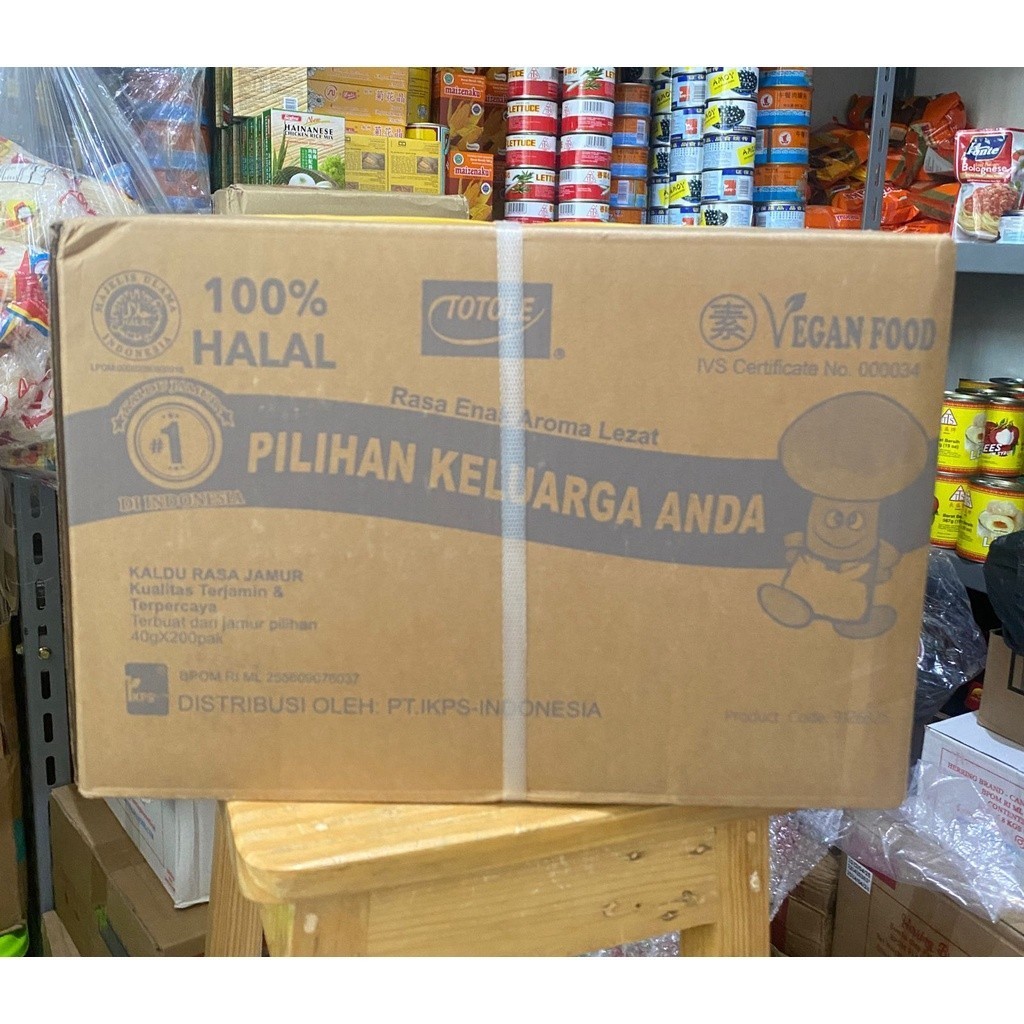 Mamoofood 1 Dus KARTON Totole Kaldu Jamur 40gr / 200 x 40 Gr
