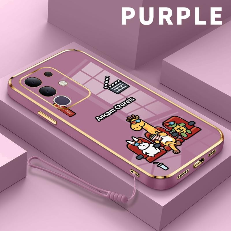 Case vivo T4X S1 Prime Pro S10e S12 S16 S16e S17 S17t S18 T1 5G T1x 4G T2 T3 U10 U3 U20 X9 X9s X21s 