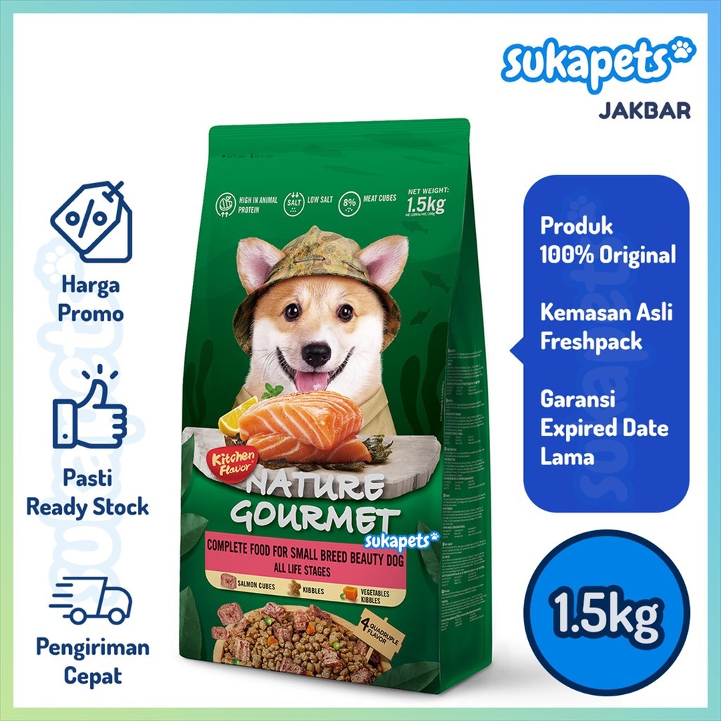 Klik Petfood Kitchen Flavor Beauty Dog Food Salmon Coat Small Breed 1.5kg