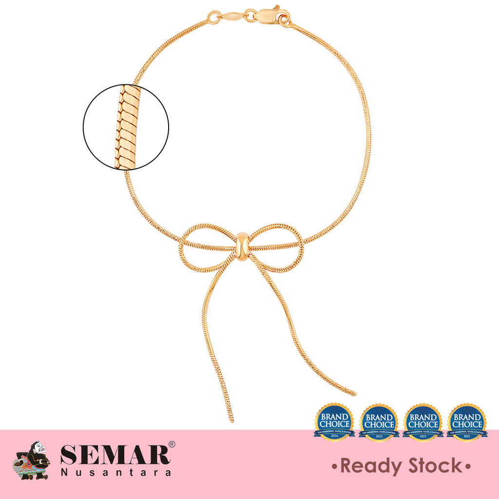 Gelang Emas Yoona Coquette Gold 17K Semar Nusantara