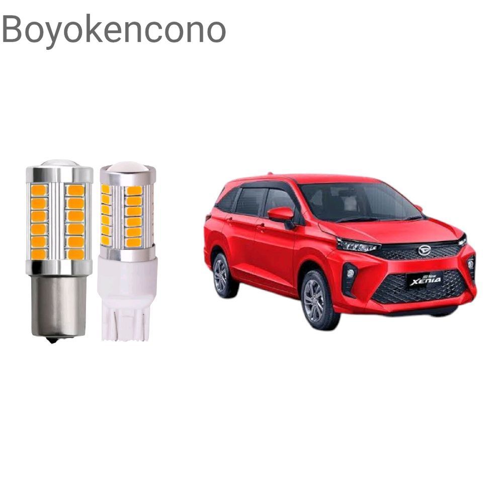 2pcs Lampu Sein Kedip Cepat 33 Mata Daihatsu New Xenia LED belakang T20 Byk