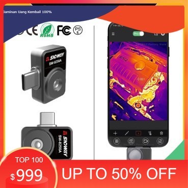 Temukan SNDWAY Infrared Thermal Imager Night Vision Android USB C SW-8256A
