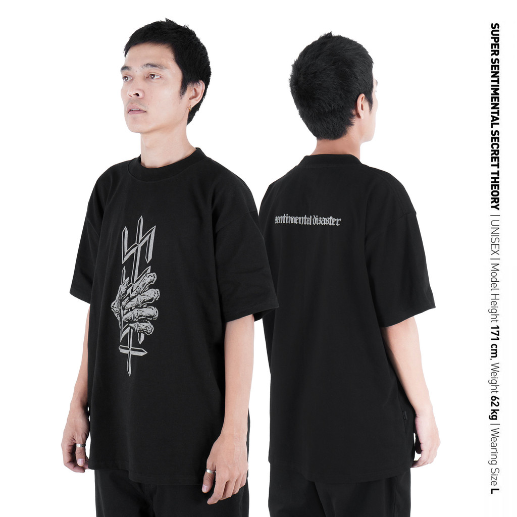 SSST x Maternal Disaster Secter  Shortsleeve T Shirt Black Unisex
