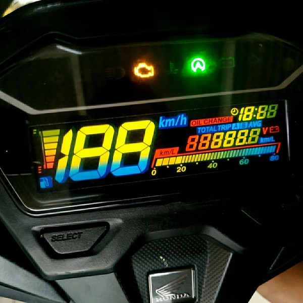 Stiker speedometer lcd New vario 125/150 2019