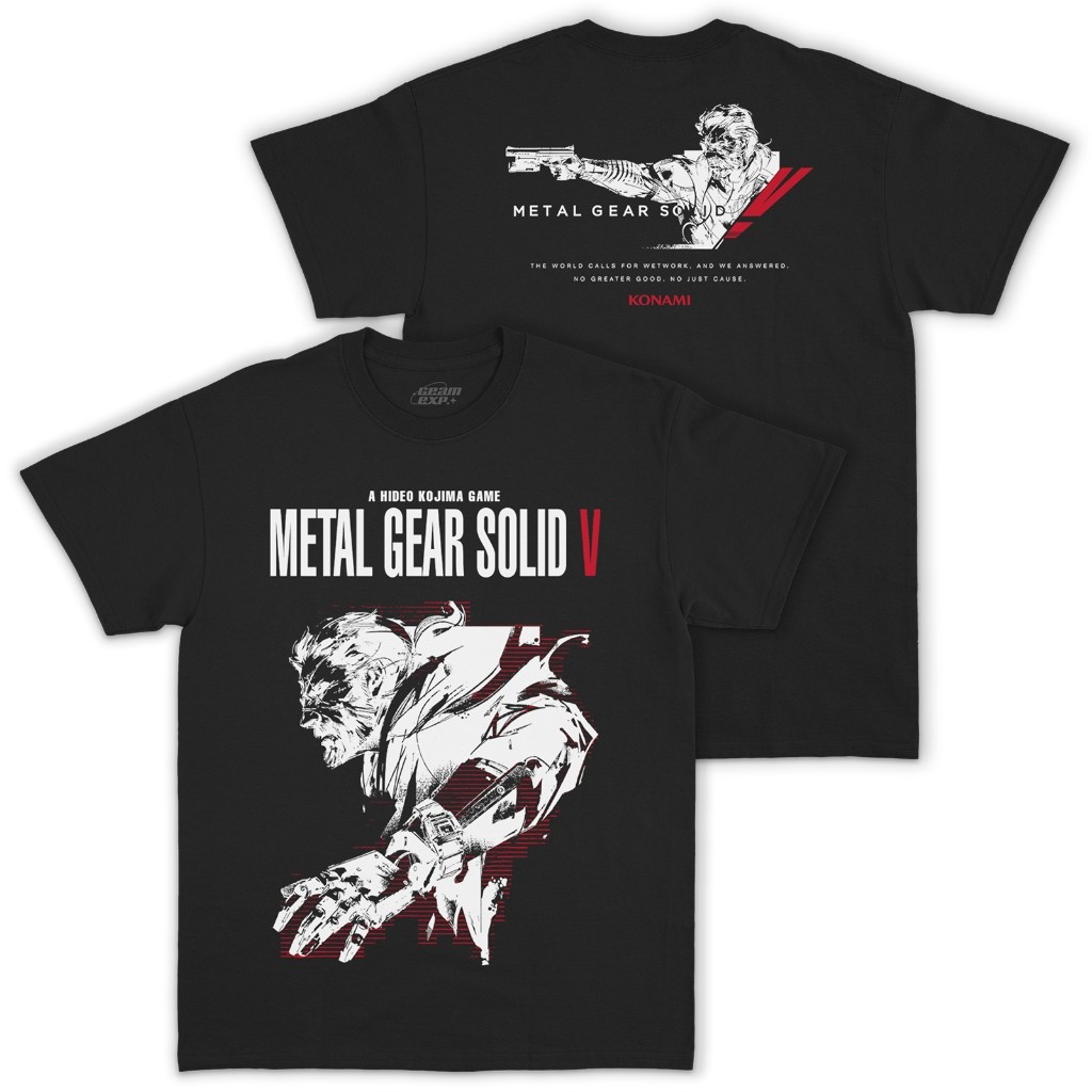 (COD) Metal Gear Solid V | T-Shirt Metal Gear Solid 5 Hideo Kojima Game GEAMEXP