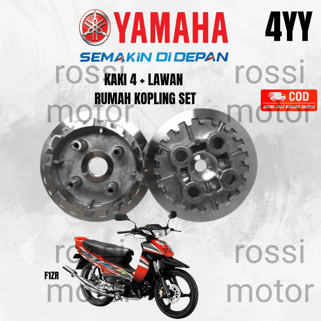 RUMAH KOPLING KAKI 4 SET FIZR (4YY) | SPAREPART ORIGINAL SUKU CADANG SEPEDA MOTOR