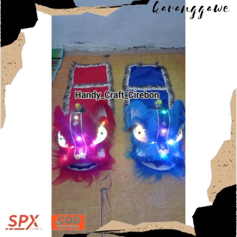 NEW [ BISA COD ] BARONGSAI ANAK LAMPU TERBARU 2024 ANTI COPOT / barongsai anak / mainan anak / maina