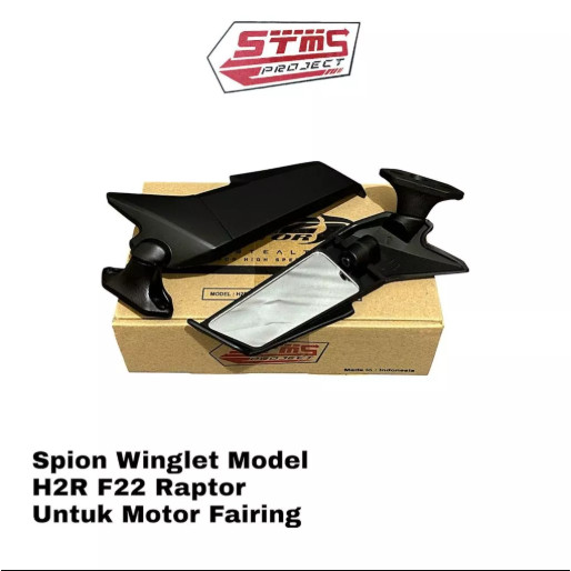 Lagi Pormo Spion Winglet F22 Raptor By STMS PROJECT Model H2R Slime 02 Universal Ninja 250Fi , Ninja