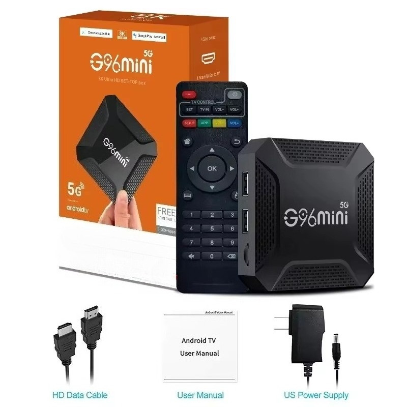 G96 Mini Android13 8K HD TV Box Wifi6 RK3528 4-Core 64bit Cortex-A53 4GB 64GB Set Top Box Mea Player