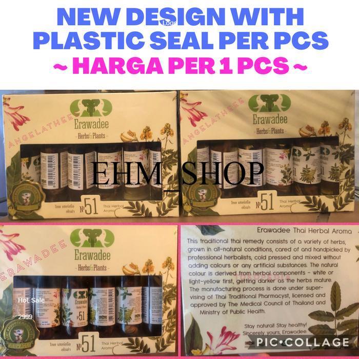 Minyak Angin ERAWADEE NO. 51 (100% ORI IMPORT LANGSUNG DARI THAILAND)