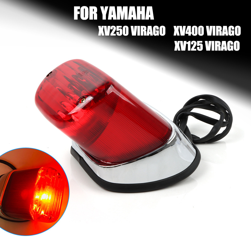 Motorcycle Rear Taillight Motorbike Incator Tail Rear Light Lamp For Yamaha Virago XV 250 XV 400 XV 