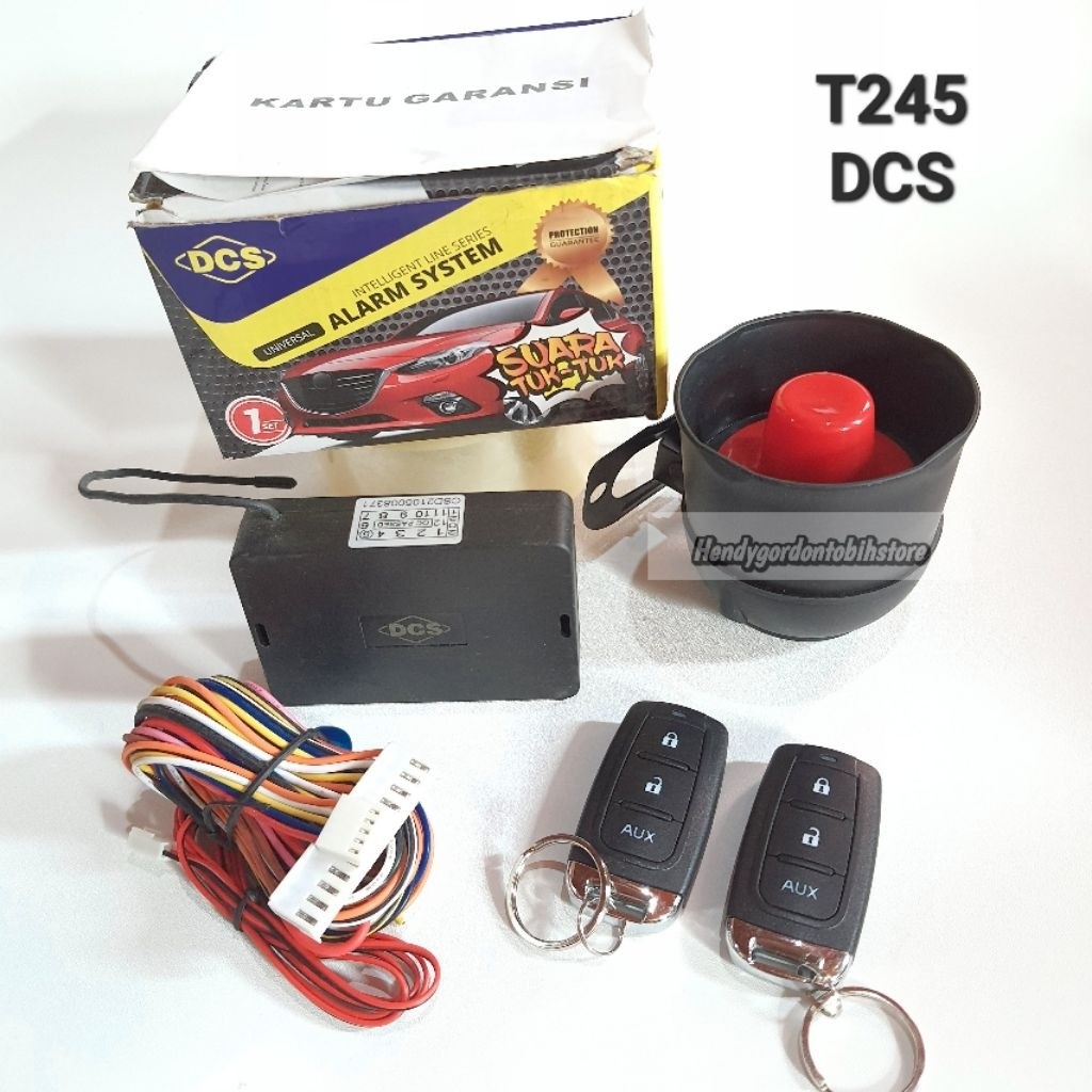 DCS Alarm Mobil DCS Premium Series Remote Sliding Mobil Model Tombol Universal