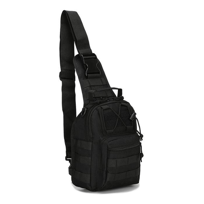 (Style Mall.id) Tas Selempang Pria army Slempang Cowok Pria Army tactical - Hitam