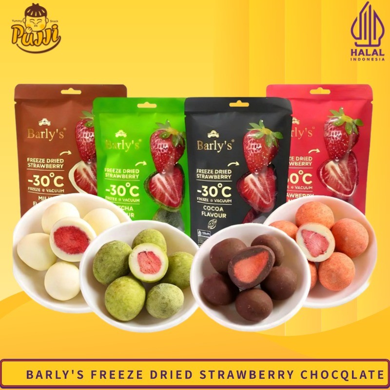 Barly's Freeze Dried Strawberry Chocolate & Truffle Chocolate 60g