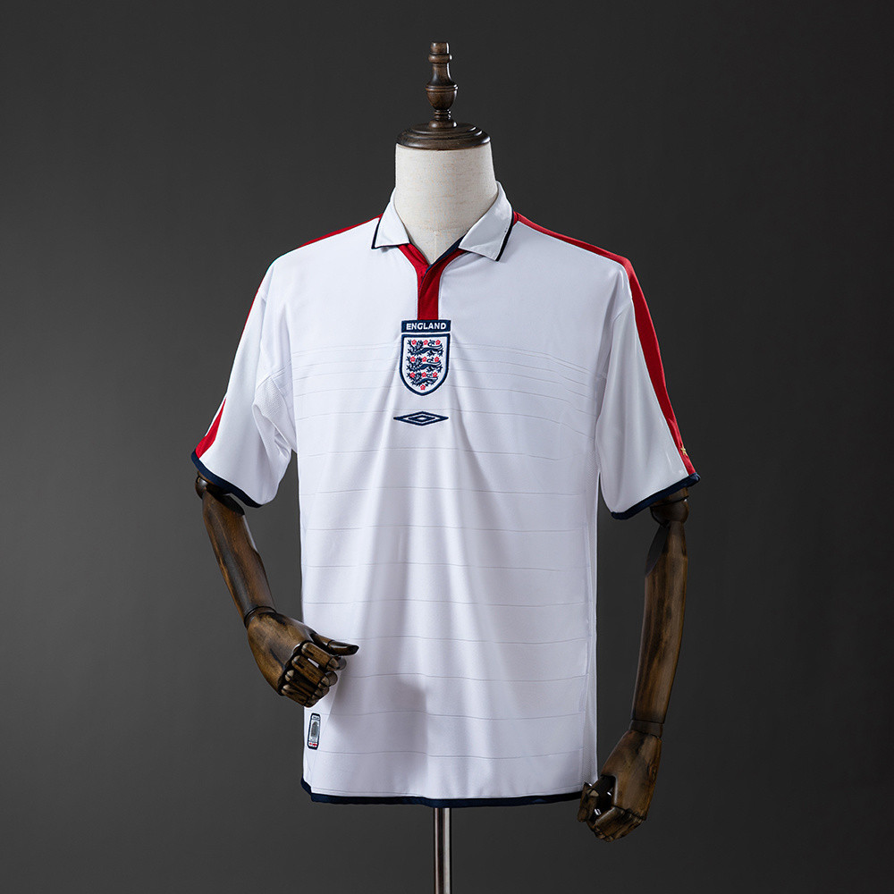Jersey Retro England 2004 Home T shirt pria