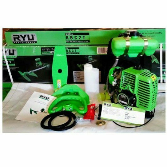 RYU MESIN POTONG RUMPUT RBC 2T / RYU MESIN GENDONG BENSIN POTONG RUMPUT 2 TAK