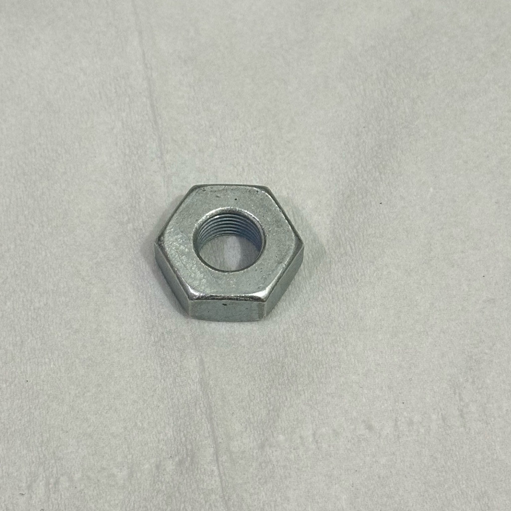 TERLARIS NUTS MUR M10 Drat HALUS 1.0 m10X1.0 KUNCI 19 MUR KOPLING KRUKAS MESIN DSB