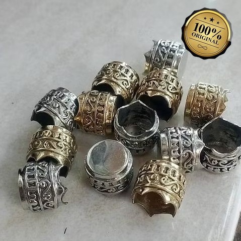 Ornamen ring  besi alpaka gelang ukir model 01