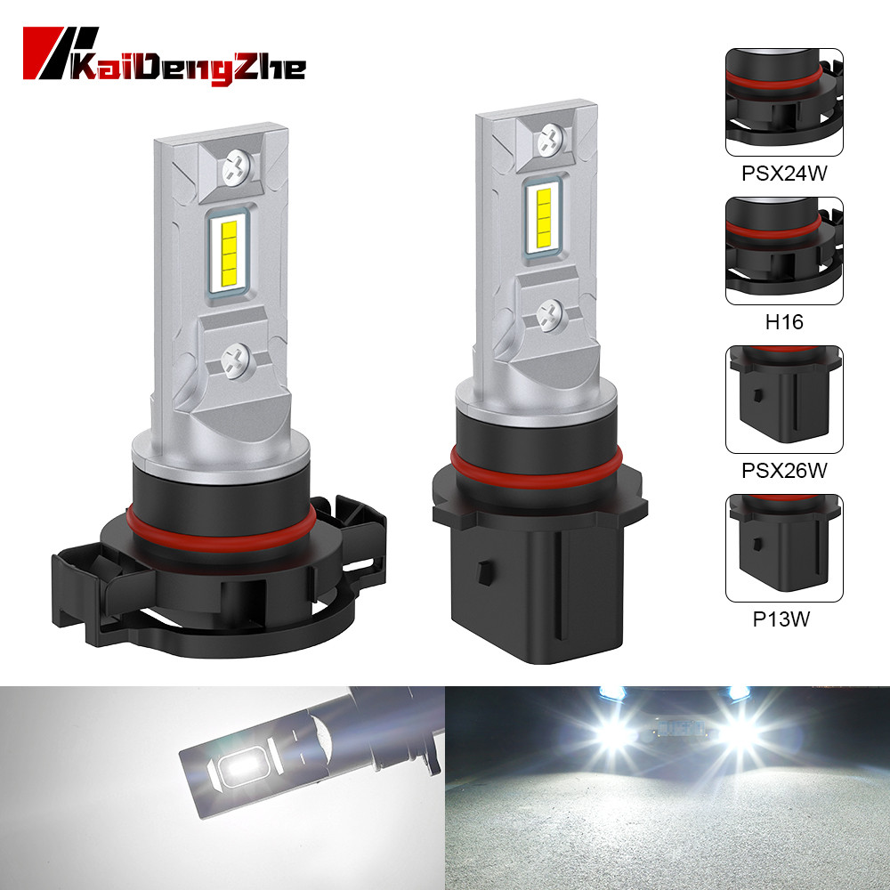2PCS PSX24W PSX26W P13W H16 3570LED Fog Light Bulbs Waterproof DRL Driving Light Fog Light Car Acces