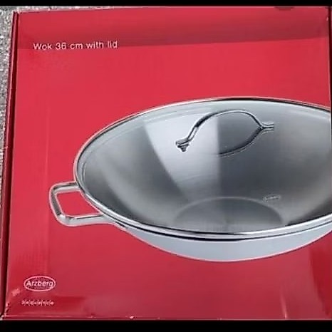 WAJAN PENGGORENGAN STAINLESS STEEL ARZBERG 30cm / WORK PAN STAINLESSTEEL ARZBERG 30cm