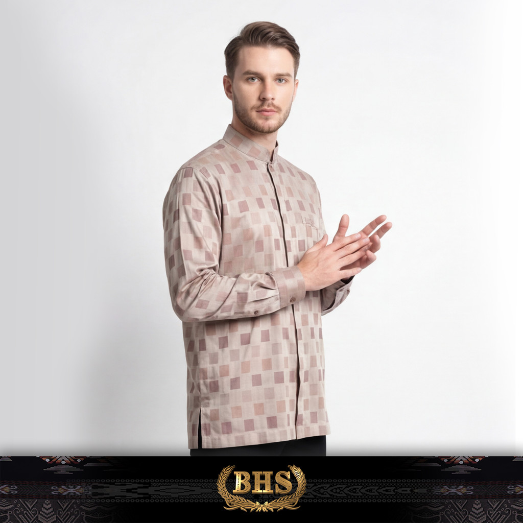 Baju Koko BHS Masterpiece KOM 01 Cream
