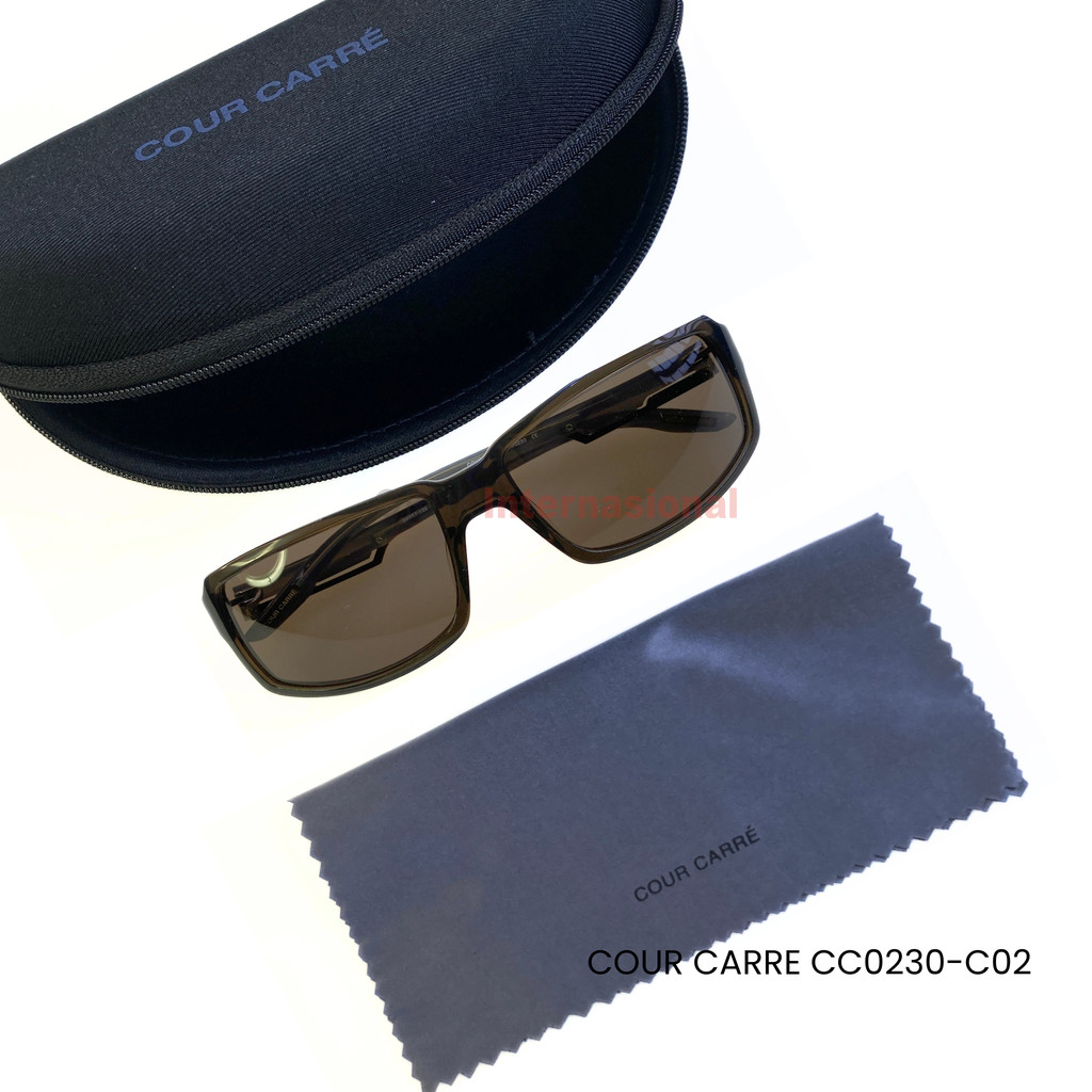 [FACTORY OUTLET] COUR CARRE CC0230 02 Frame Sunglass Branded Original Unisex