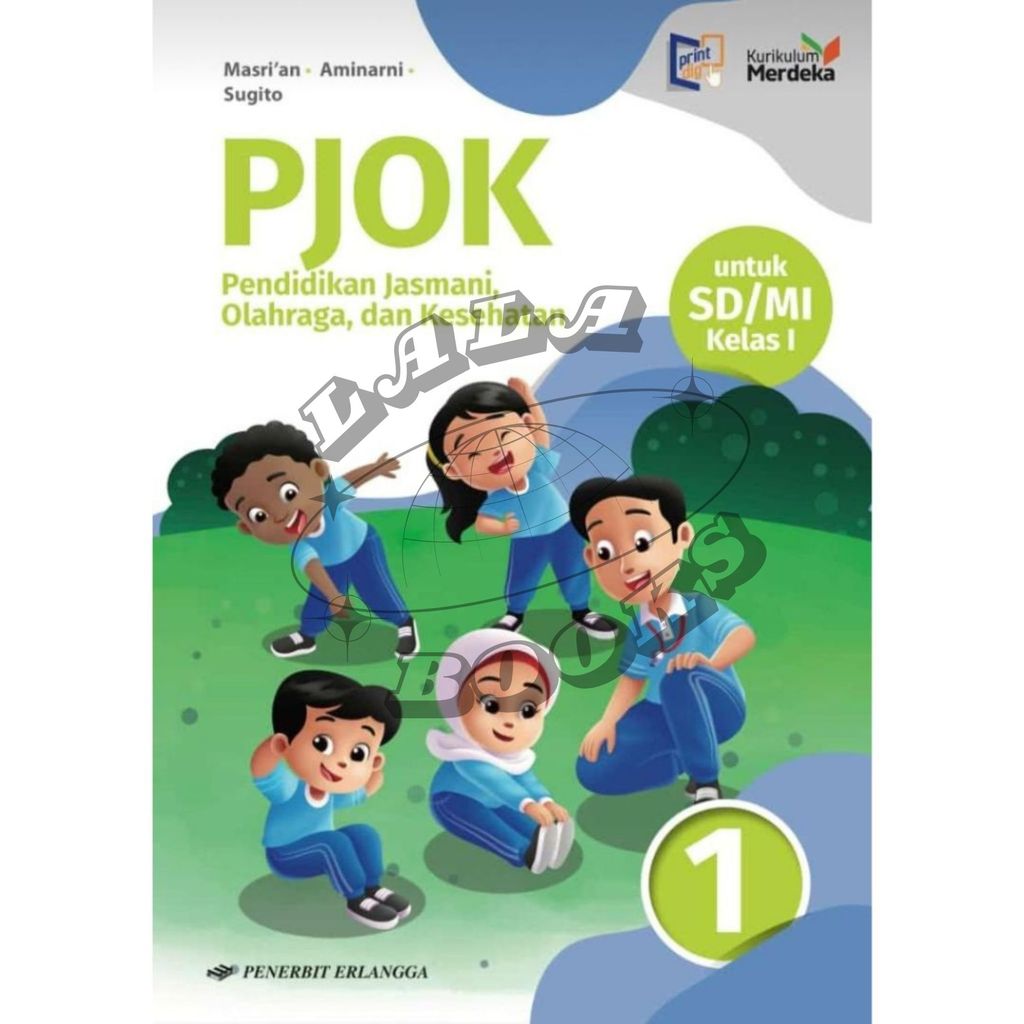 LaLa Books - Pjok Kelas 1 2 3 4 5 6 SD MI Kurikulum Merdeka
