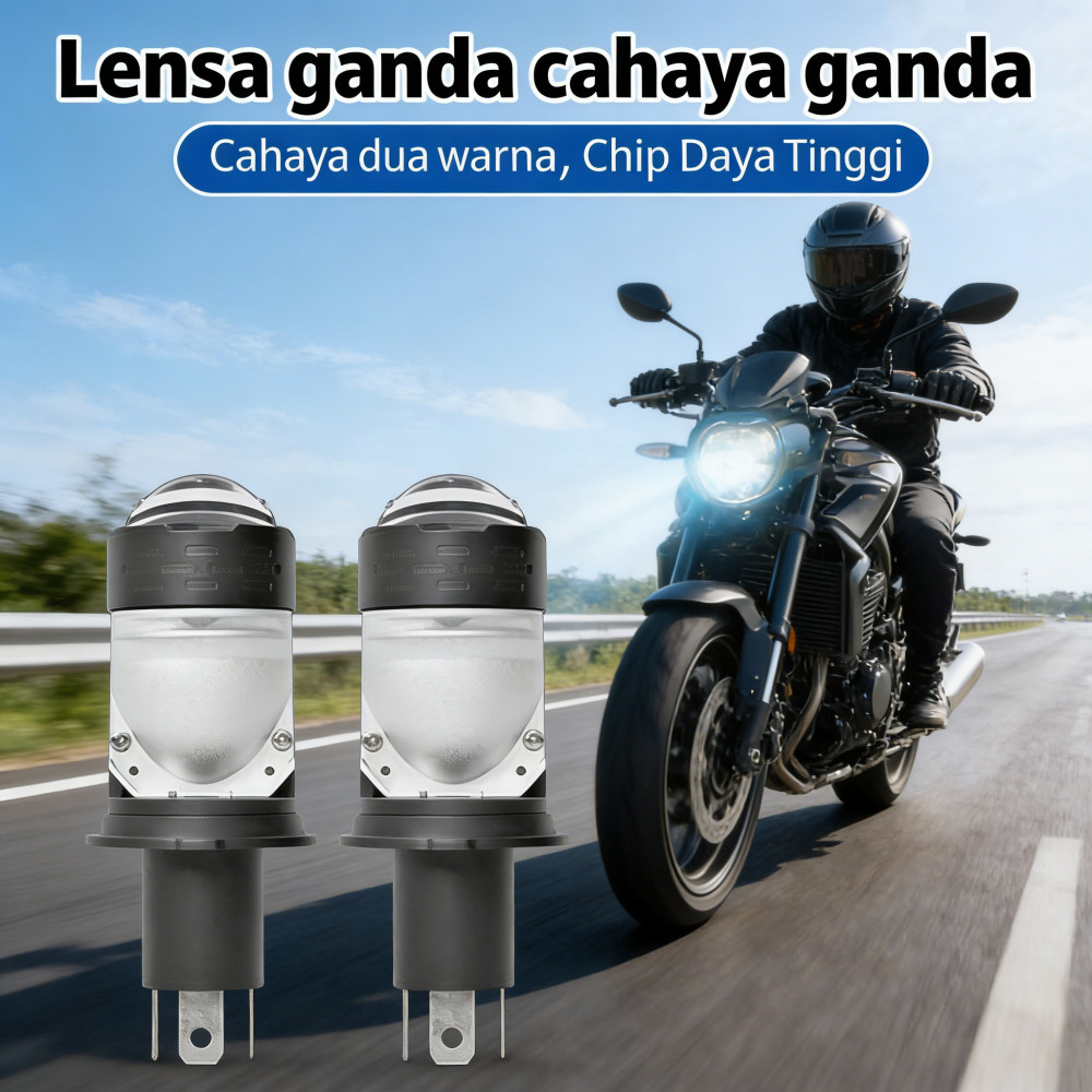 Truk Mini Led H4 Lens Lens Utama Projie Motor