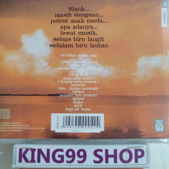 CD SLANK - TUJUH. godbless bip gong 2000 kantata takwa plastik bayou kidnap katrina ahmad band dewa 