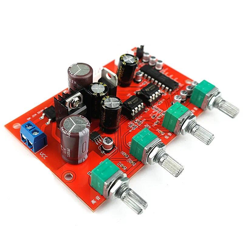 SOTAMIA NE5532 Tone Preamplifier Auo Board NJM2150 BBE Treble Mid Bass Sound Preamp Volume Control H