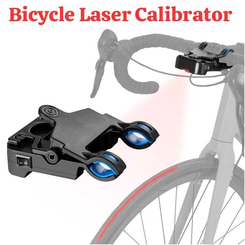 Foto Alat Tool Bicycle Laser Kalibrasi Calibrator Aligner Level Positioner Posisi Bike Handlebar Stang Seatpost Saddle Ban Depan Sepeda