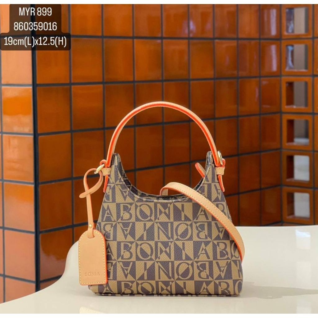 Pre Order tas bonia original sling bag hobo mini monogram