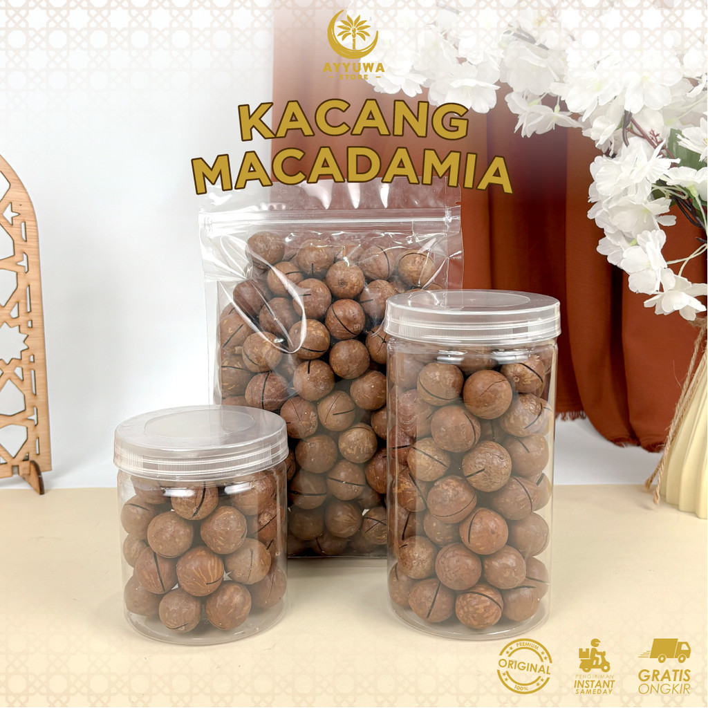 Kacang Premium Macademia Roasted Milk Kemasan
