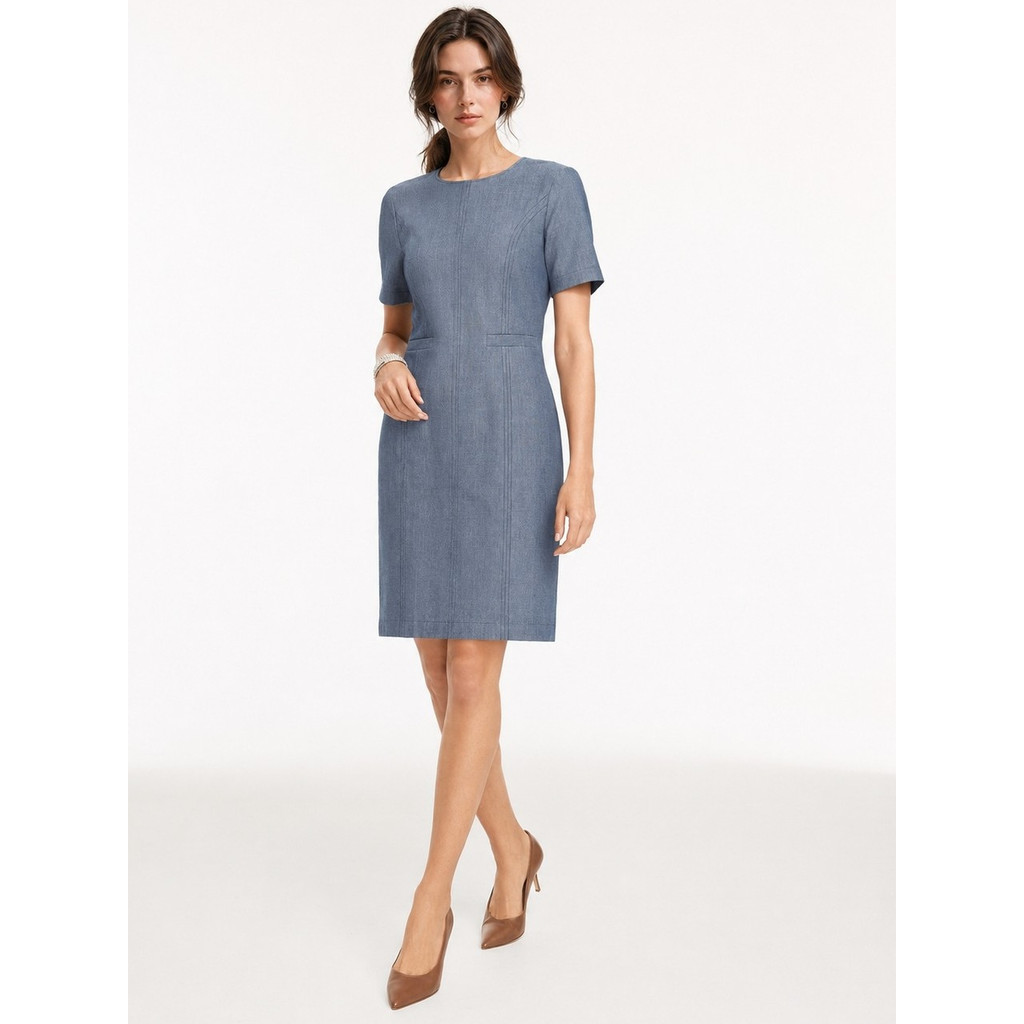 Women's Refined Denim Dress Talbots Dress Denim Wanita