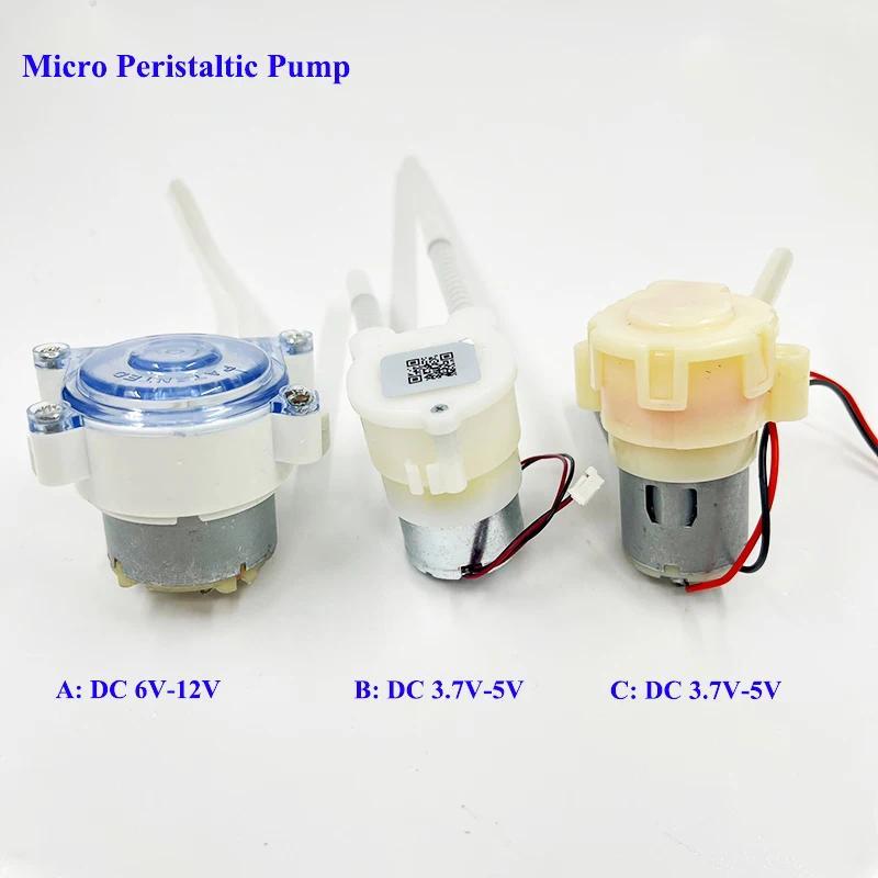 1PC Micro 320/ 260/ 500 Motor water Peristaltic Pump DC 3.7V-5V Self-priming Pump / DC 6V-12V extrus