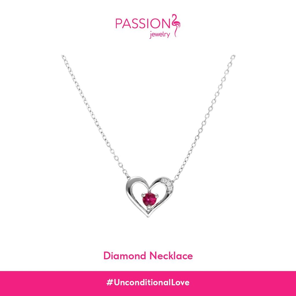 Passion Jewelry - Kalung Berlian Wanita Soliter 18K LWF1386